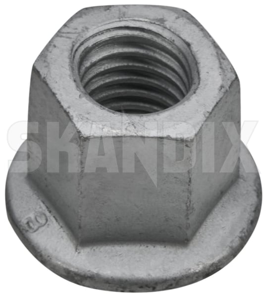Mutter Flanschmutter Koppelstange 30640745 (1088773) - Volvo ES90, EX90, Polestar 1, Polestar 3, Polestar 5, S60, V60, V60 CC (2019-), S90, V90 (2017-), V90 CC, XC60 (2018-), XC90 (2016-) - Keywords: mutter flanschmutter koppelstange muttern sechskantmuttern Original einbauort fahrzeugtyp flanschmutter fuer hinten je koppelstange nach passend und unterschiedlich unterschiedlich vorne