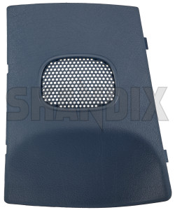 Interior, lining trunk blue with Speaker cutout 9413856 (1089082) - Volvo 850 - interior lining trunk blue with speaker cutout load compartment lining side panels trunk covers trunk linings Genuine blue cutout left rear speaker with