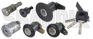 Lock set, Locking system 9126768 (1089110) - Volvo 900 - lock set locking system Genuine 3 driver floor for glove immobilizer keys locker passengers retrofitted side tailgate trunk vehicles with without