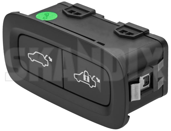 Switch Open trunk Tailgate 32451697 (1089155) - Volvo C40/EC40, Polestar 2, V60, V60 CC (2019-), V90 (2017-), V90 CC, XC40/EX40, XC60 (2018-), XC90 (2016-) - ОЕ-Numbers: 31376890, 31674801 - Keywords: knob push button switch switch open trunk tailgate Genuine ag01 l702 l704 l902 open tailgate trunk
