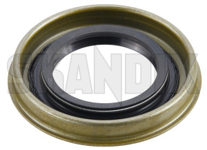 Radial oil seal, Differential  (1089273) - Volvo S80 (-2006), XC90 (-2014) - radial oil seal differential Own-label      differential drive front outlet output right shaft transmission