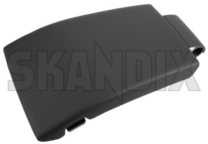 Center armrest, Tunnel console black 39804784 (1089337) - Volvo V70 (2008-), XC70 (2008-) - armrest cover center armrest tunnel console black center armrests covers lids tunnel consoles Genuine a black console ex0x for fx0x in telephone the tunnel vehicles with