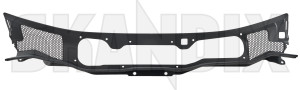 Windshield cowl panel 31278103 (1089403) - Volvo V40 (2013-), V40 CC - drainage channels water drainage windscreen scuttle covers windshield cowl panel wiper mechanism covers Genuine    c101 drive ez02 ez03 for hand left lefthand left hand lefthanddrive lhd pedestrian pps protection system vehicles with
