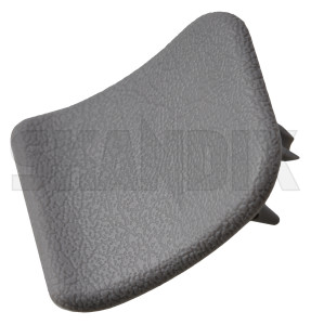 Cap, Interior panel Headliner fits left and right grey 9165292 (1089665) - Volvo V70 (-2000), V70 XC (-2000) - cap interior panel headliner fits left and right grey caps covering covers plugs shrouds Genuine and fits grey headliner left right