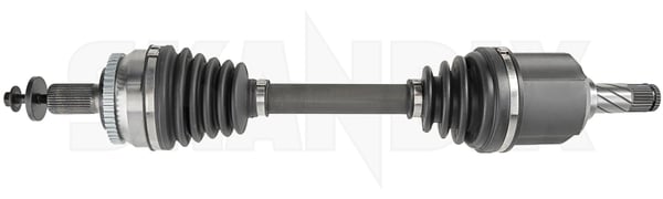 Drive shaft front left 8251513 (1089837) - Volvo C70 (-2005), S70, V70 (-2000) - ОЕ-Numbers: 8601566 - Keywords: drive shaft front left Own-label awd front left new part without