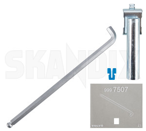 Hex key wrench for idler pulley 9997507 (1089845) - Volvo V60 (2011-2018) - allen tools hex key wrench for idler pulley hexagonal Genuine for idler pulley