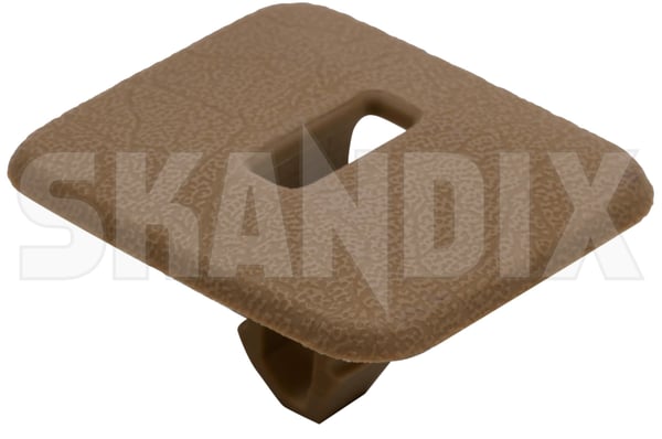 Clip, Interior panel Headlining 1393642 (1089893) - Volvo 700 - ОЕ-Numbers: 1297318 - Keywords: clamps clip interior panel headlining Genuine beige headlining