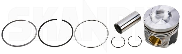 Piston Standard Kit 31460046 (1090015) - Volvo S60, V60, S60 CC, V60 CC (2011-2018), S90, V90 (2017-), V40 (2013-), V40 CC, V60, V60 CC (2019-), V90 CC, XC40/EX40, XC60 (2018-), XC60 (-2017), XC90 (2016-) - ОЕ-Numbers: 31375374, 31430898 - Keywords: piston standard kit Genuine kit pin piston rings standard with