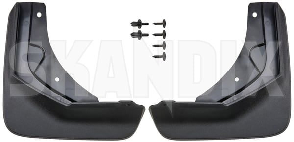 Schmutzfänger hinten Satz für beide Seiten 32341471 (1090073) - Volvo Polestar 2 - Keywords: drecklappen lappensatz schmutzfaenger hinten satz fuer beide seiten schmutzfaengersatz spritzschutz spritzschutzsatz Original beide beidseitig beifahrerseite fahrerseite fuer hinten hinterer linke linker links originalzubehoer rechte rechter rechts satz schwarz schwarzer seite seiten set