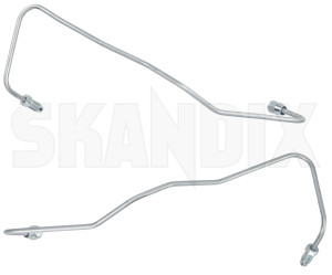 Brake lines fits left and right Front axle pre curved  (1090166) - Volvo P1800 - 1800e brake lines fits left and right front axle pre curved p1800e Own-label      and axle brake caliper curved fits front left pre right