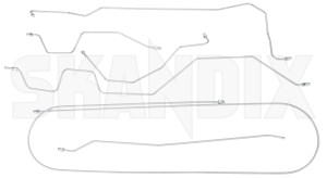 Brake lines Front axle Rear axle Kit  (1090168) - Volvo PV - brake lines front axle rear axle kit Own-label axle front kit rear