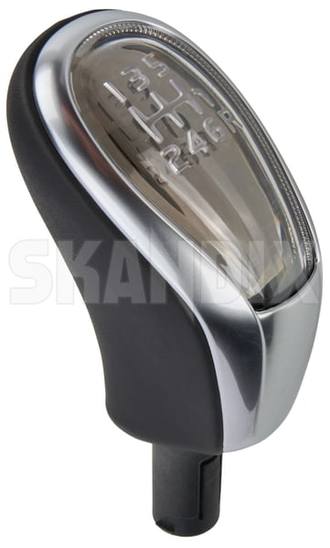 Gear Lever Leather 31256963 (1090602) - Volvo V40 (2013-), V40 CC - Keywords: gear lever leather shift knob Genuine drive for hand leather left lefthand left hand lefthanddrive lhd vehicles
