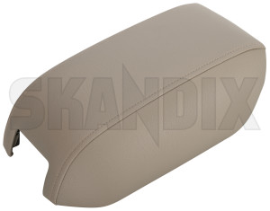 Center armrest, Tunnel console beige  (1090853) - Volvo XC90 (-2014) - armrest cover center armrest tunnel console beige center armrests covers lids tunnel consoles Own-label beige c90t c95t entertainment for rear rse seat vehicles without