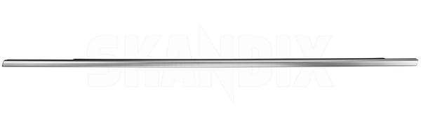 Trim moulding, Glas Door window Side window, door outer front left 31352384 (1091080) - Volvo V40 (2013-) - Keywords: trim moulding glas door window side window door outer front left window scraper Genuine door front left outer scraper side strip tm04 window window window wiping with