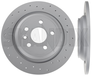 Brake disc Rear axle non vented perforated Sport Brake disc 31471746 (1091142) - Volvo S60 (2011-2018), S60 CC (-2018), S80 (2007-), V60 (2011-2018), V60 CC (-2018), V70, XC70 (2008-) - brake disc rear axle non vented perforated sport brake disc brake rotor brakerotors rotors zimmermann Zimmermann 2 90 additional axle brake disc ece electric info info  non note operation perforated pieces please rear solid sport vented with