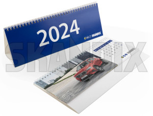 Calendar 2024  (1091227) - Volvo universal - calendar 2024 calendars photocalendars wall calendars Own-label 105 105mm 14 14pages 2024 297 297mm calendar desk english foldable mm pages stand wireobinding wire o binding with