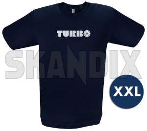 T-Shirt Turbo XXL  (1091290) - Saab universal - t shirt turbo xxl tshirt turbo xxl Own-label blue navy roundneck turbo xxl