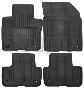 Floor accessory mats Synthetic material charcoal solid consists of 4 pieces 32357460 (1091780) - Volvo XC60 (2018-) - floor accessory mats synthetic material charcoal solid consists of 4 pieces Genuine 4 charcoal consists drive engine for four hand hybrid left lefthand left hand lefthanddrive lhd material model of pieces plastic plugin plug in solid synthetic twin vehicles waterproof