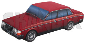 SKANDIX Shop Volvo Ersatzteile: Kissen rot Volvo 240 (1091844)