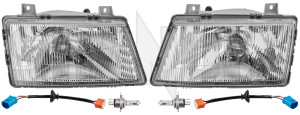 Headlight Halogen for main beam for low beam Kit for both sides  (1091902) - Saab 900 (-1993) - headlight halogen for main beam for low beam kit for both sides skandix SKANDIX beam both bulb bulb  conversion dimmed drivers for halogen headlights high kit left low main passengers right side sides usa with
