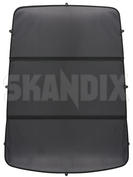 Window blinds Panoramic roof charcoal solid 80005677 (1091909) - Volvo EX30, EX30 CC - Keywords: roller blinds window blinds panoramic roof charcoal solid Genuine accessories charcoal connection cover cover  for glass moulded original panorama panoramic plugin plug in polyester roof solid vehicles with