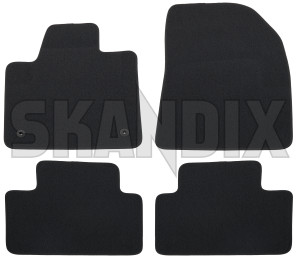 Floor accessory mats Textile black consists of 4 pieces 80011178 (1091913) - Volvo EX30 - floor accessory mats textile black consists of 4 pieces Genuine 4 black cloth consists drive fabric fleece for four hand left lefthand left hand lefthanddrive lhd of pieces textile vehicles woven