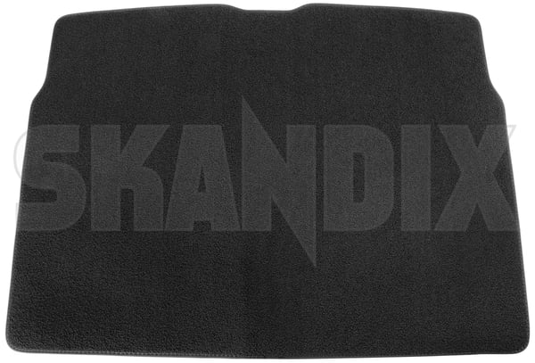 Trunk mat black Synthetic material Textile 80001850 (1091915) - Volvo EX30, EX30 CC - Keywords: trunk mat black synthetic material textile Genuine accessories black cloth fabric flat fleece mat material original plastic protective reservible synthetic textile woven