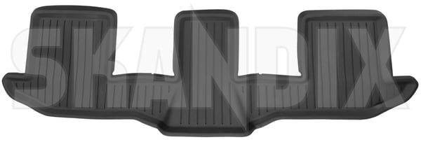 Floor accessory mat, single Synthetic material charcoal 3rd seat row 32332045 (1092856) - Volvo EX90 - Keywords: floor accessory mat single synthetic material charcoal 3rd seat row Genuine 3rd 7 accessories charcoal high material original plastic row seat synthetic third