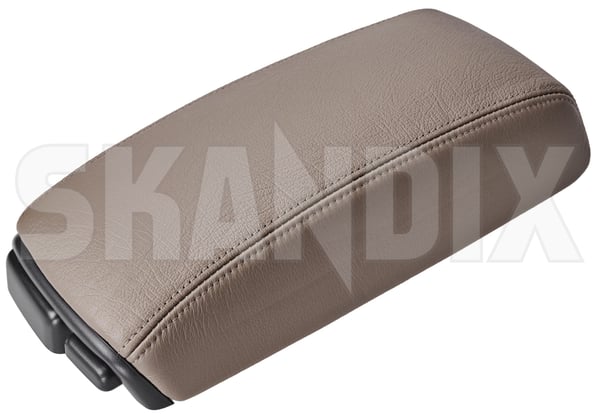 KBH Beige/Tan Leather Center Console Armrest Cover – For Volvo S70, V70, C70, 850 (93-01) – Skin Only
