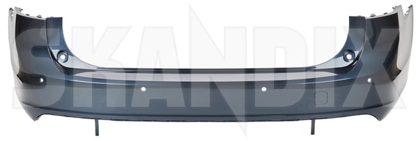 Bumper cover rear painted denim blue metallic 39847031 (1093329) - Volvo V90 (2017-) - Keywords: bumper cover rear painted denim blue metallic rear bumper skirts Genuine 723 blue denim lw02 metallic painted rear vp02 vp03