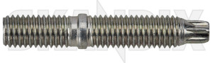 Stud, Exhaust manifold 30624147 (1093401) - Volvo C30, S40, V50 (2004-), S60, V60 (2011-2018), S80 (2007-), V70 (2008-), XC60 (-2017) - grub screws headless screws setscrews stud exhaust manifold threaded bolts threaded pins Genuine      cylinderhead exhaust manifold