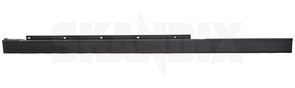 Side Skirt left 12830196 (1093535) - Saab 9-3 (2003-) - Keywords: side skirt left trim moulding sill plate trim moulding sill plate Genuine Hedin Saab Parts black left material plastic synthetic