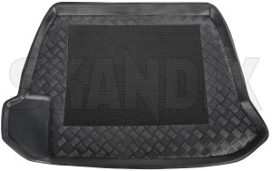 Trunk mat charcoal Synthetic material  (1093615) - Volvo S60 (2011-2018) - trunk mat charcoal synthetic material Own-label antislip anti slip charcoal field high material non nonslip plastic slip synthetic with