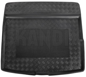 Trunk mat charcoal Synthetic material  (1093616) - Volvo S60 (2019-) - trunk mat charcoal synthetic material Own-label antislip anti slip bowl charcoal field high mat material non nonslip plastic slip synthetic with