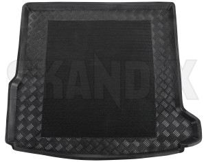 Trunk mat charcoal Synthetic material  (1093621) - Volvo V60 (2019-) - trunk mat charcoal synthetic material Own-label antislip anti slip charcoal field high material non nonslip plastic slip synthetic with