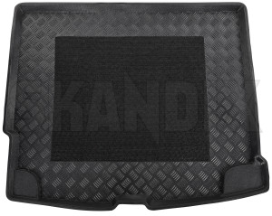 Trunk mat charcoal Synthetic material  (1093624) - Volvo XC60 (2018-) - trunk mat charcoal synthetic material Own-label antislip anti slip charcoal field high material non nonslip plastic slip synthetic with