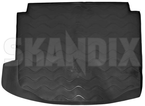 Trunk mat charcoal Synthetic material 12822790 (1094118) - Saab 9-5 (2010-) - Keywords: trunk mat charcoal synthetic material Genuine Hedin Saab Parts charcoal material plastic synthetic