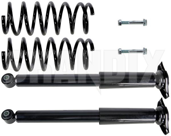 Shock absorber conversion kit Rear axle (1094562) - Volvo XC60 (-2017) - Keywords: level mat conversion kits nivomat conversion kits shock absorber conversion kit rear axle Own-label awd axle conversion for gas kit packagelowering package lowering pressure rear reinforced sports springs suspension vehicles with without