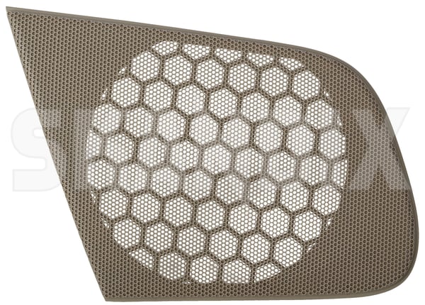 Speaker cover Door front right oak 9421838 (1094758) - Volvo S70, V70, V70XC (-2000) - Keywords: loudspeaker speaker cover door front right oak Genuine 3x80 door front oak right