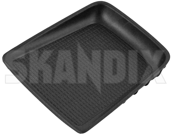 Rubber mat, Shelf tunnel console rear 31469047 (1094780) - Volvo C40/EC40, XC40/EX40 - Keywords: basket depot inlay liner mats pads rubber mat shelf tunnel console rear Genuine console rear tunnel