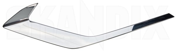 Trim moulding, Bumper left 31455511 (1095220) - Volvo S60, V60 (2019-) - Keywords: molding moulding skirts trim moulding bumper left Genuine except for left model rdesign r design tj01