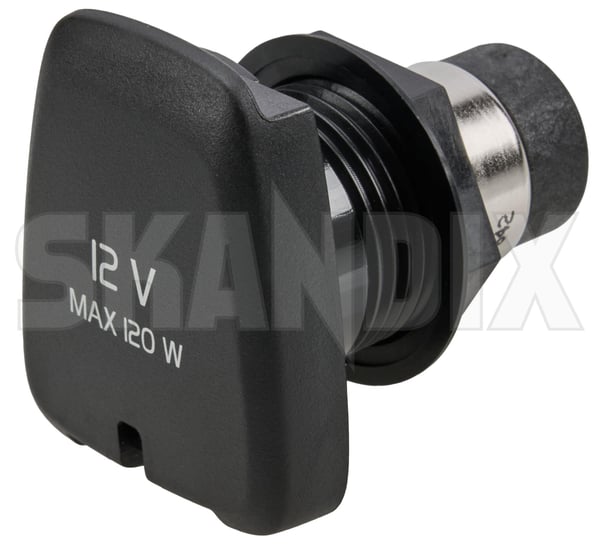 Accessory socket 12 V Trunk 31407642 (1097193) - Volvo ES90, EX90, Polestar 2, Polestar 3, Polestar 5, V60, V60 CC (2019-), V90 (2017-), V90 CC - Keywords: accessory socket 12 v trunk electrical outlet power socket Genuine 12 12v 7203 7205 7209 compartment luggage trunk v