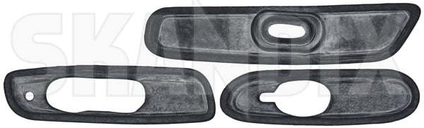Gasket, Roof rails right Kit for one side 4829479 (1098047) - Saab 9-5 (-2010) - Keywords: gasket roof rails right kit for one side packning rack roofrackgaskets roofrackseals roofrailgaskets roofrails roofrailseals seals Genuine Hedin Saab Parts for kit one right side
