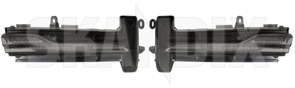 Dynamic Indicator, Outside mirror smoke grey Kit for both sides  (1098106) - Volvo XC60 (-2017) - Keywords: dynamic indicator dynamic indicator outside mirror smoke grey kit for both sides led dynamic indicator led turn signal running effect indicator running indicator running light indicator sequential indicator turnsignal skandix SKANDIX both checked conversion drivers dynamic etype e type for grey kit led left passengers right sequential side sides smoke upgrade
