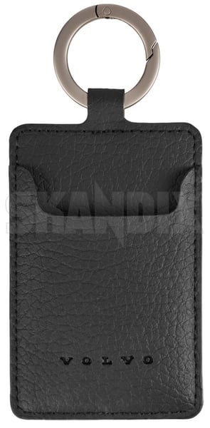 Schlüsselanhänger Tasche/ Etui für Schlüsselkarten VOLVO charcoal 32251737 (1098294) - Volvo universal - Keywords: anhaenger schluesselanhaenger tasche etui fuer schluesselkarten volvo charcoal schluesselanhaenger tascheetui fuer schluesselkarten volvo charcoal schluesselbundanhaenger schluesseletui schluesseltasche Original lederfrei lederfrei 64 64mm 98 98mm charcoal fuer holzkohlefarbener mikrotechnik mit mm ring schluesselkarten tascheetui tasche etui volvo