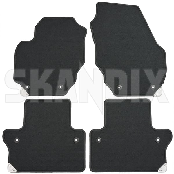 Floor accessory mats Synthetic material Textile black (offblack) ocean race consists of 4 pieces 39801830 (1098385) - Volvo V70, XC70 (2008-) - ОЕ-Numbers: 39865244 - Keywords: floor accessory mats synthetic material textile black offblack ocean race consists of 4 pieces Genuine offblack offblack 4 accessories black cloth consists drive fabric fleece for four hand left lefthand left hand lefthanddrive lhd material ocean of original pieces plastic race synthetic textile vehicles woven