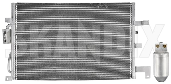 AC Condenser For Saab 900 1994-1998 – Replacement For OE #4230470, Aluminum, Parallel Flow Design