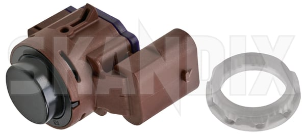 Sensor, Parking assistant front outer 32358378 (1099640) - Volvo XC40/EX40 - Keywords: park distance control pdc sensor parking assistant front outer skandix SKANDIX be front outer painted tj01 tj03 to vp09