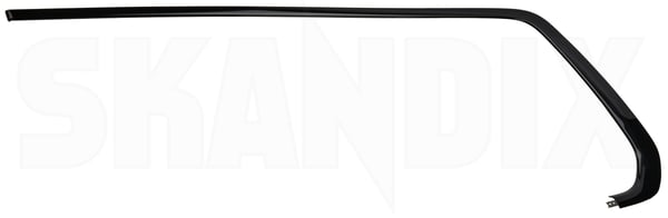 Trim moulding, Glas Side window, trunk left black 31385945 (1099815) - Volvo V70, XC70 (2008-) - Keywords: molding trim moulding glas side window trunk left black window scraper Genuine black glass left q qglass side tm08 trunk window window