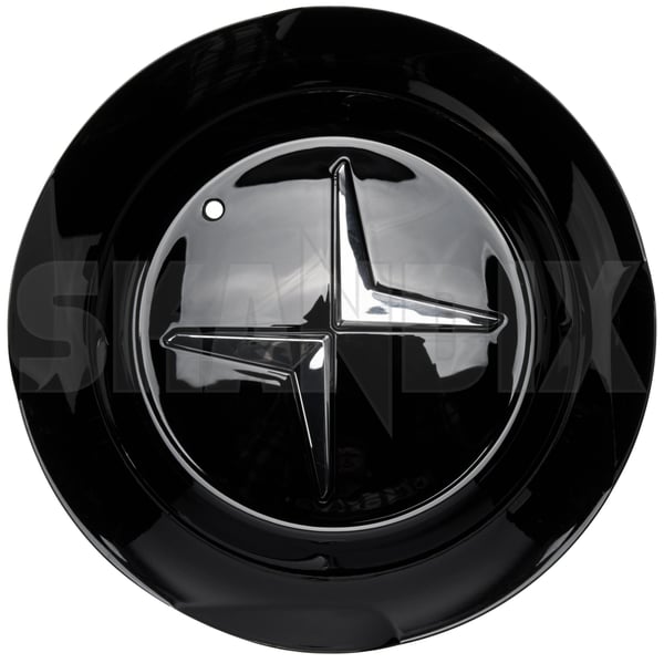 Wheel cover black 31660955 (1099906) - Volvo Polestar 1 - Keywords: hub caps rim trim wheel caps wheel cover wheel cover black wheel trim Genuine black finished gloss glossy high highgloss mirror mirrorfinished mirrorpolished polished